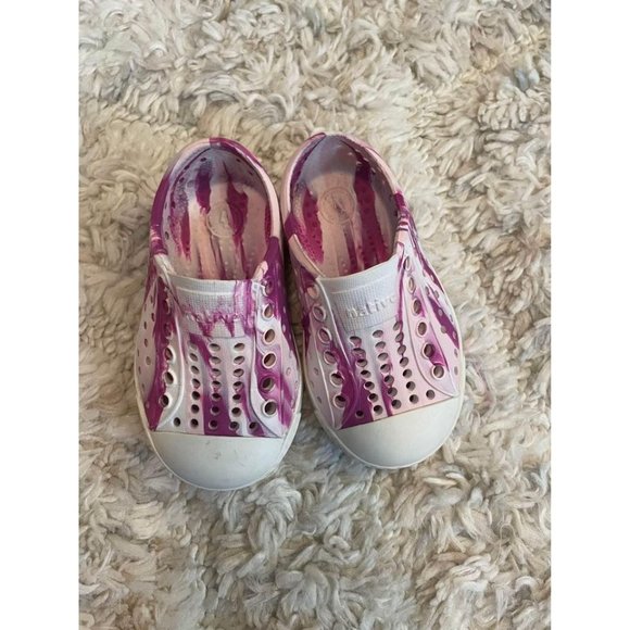 Native Jefferson Marbled Shoes Size 4 C - Picture 6 of 9